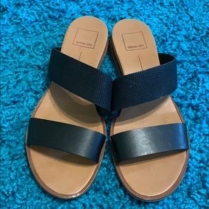 Dolce Vita Pasia Banded Slide Wedge Sandal